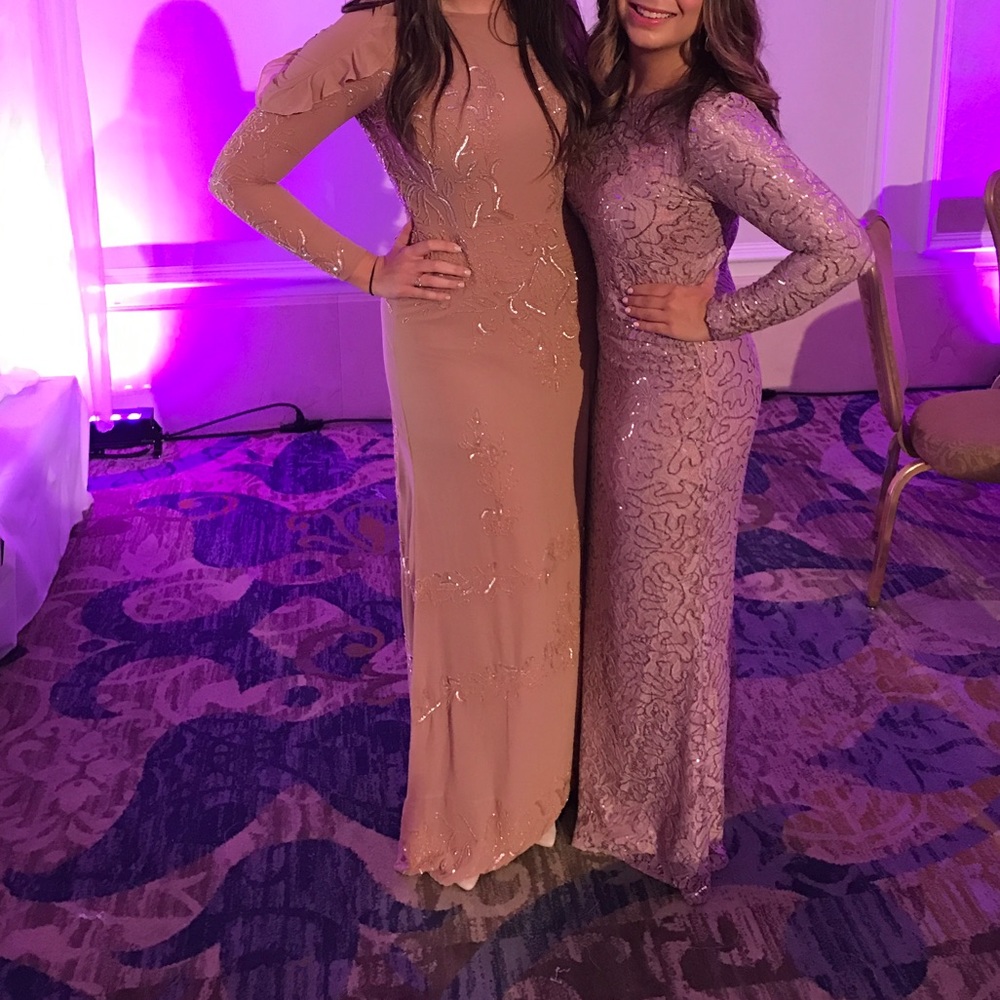 Gorgeous Mauve Beaded Gown